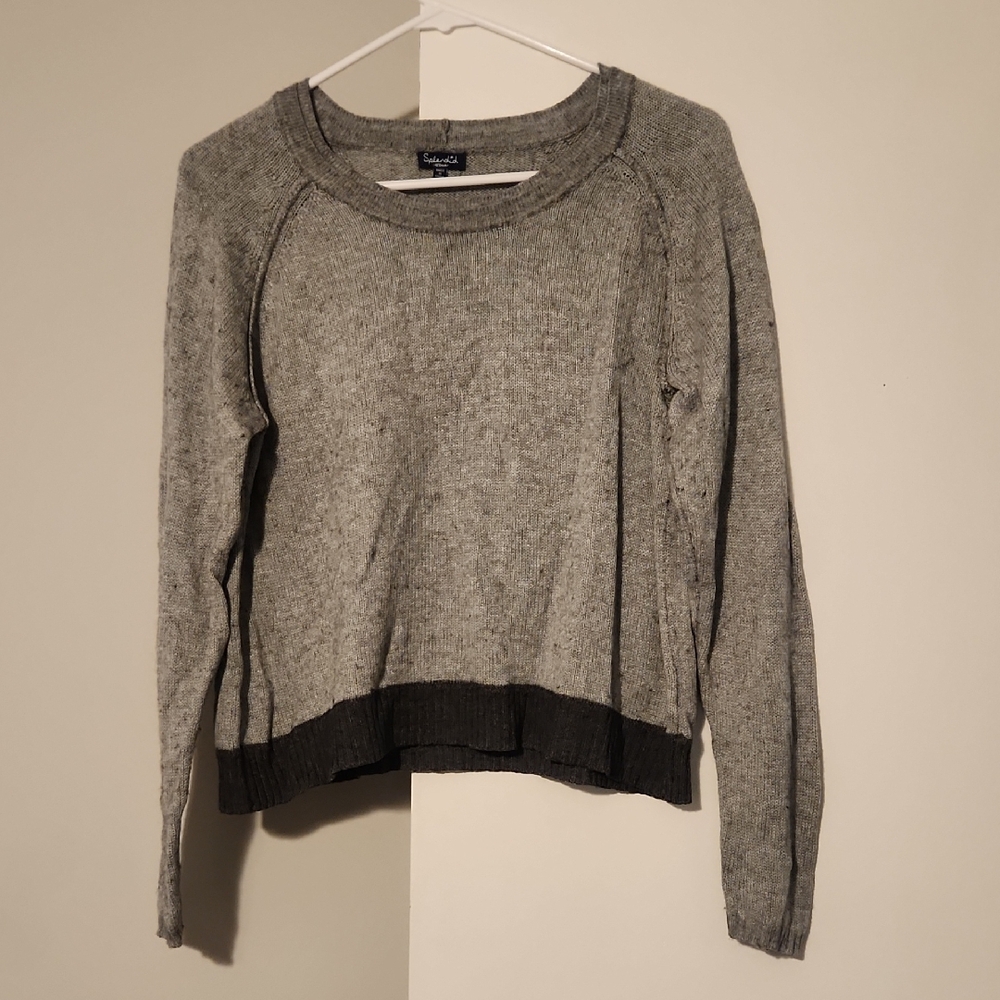 Splendid Heather Gray Knit Sweater